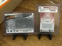 2025-26 Upper Deck Sizzle Reel red Alex Ovechkin /199 + 24/25 Pop Count 1000 - Image 2