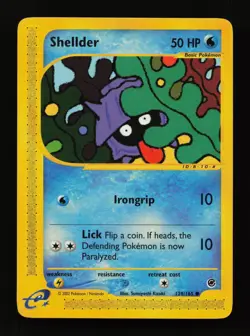 Shellder 129/165 Common Expedition Base Set Pokemon Cards - Image 1