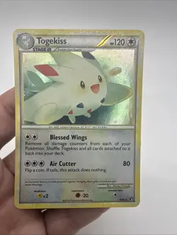 Pokemon Card - Togekiss HGSS Undaunted 9/90 Holo Rare - Image 3