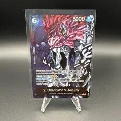 Bandai One Piece Card Game St. Ethanbaron V. Nusjuro Alt Art Rare OP13-080 EN - Image 1