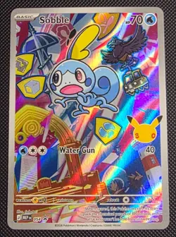 Sobble 054 ME Promo Holo Basic 70 HP English Pokemon TCG Card 2026 - Image 1