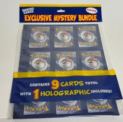 Pokemon Exclusive Mystery Bundle Surprise Packs 1 Holographic 9 Cards - Image 1