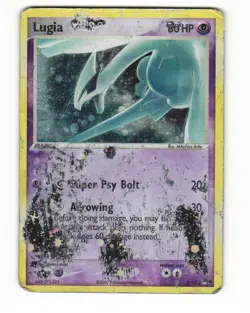 Lugia 2/17 Rare 2007 POP Series 5 Pokemon Card DMG - Image 1