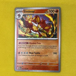 Simisear 021/131 UnCommon Paradox Rift Pokemon Card NM - Image 1
