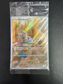Pokemon Card Scarlet & Violet Promo Mimikyu 075 Holo Promo SEALED B - Image 1