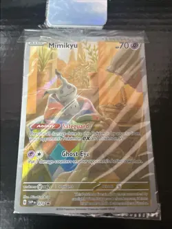 Pokemon Card Scarlet & Violet Promo Mimikyu 075 Holo Promo SEALED A - Image 1