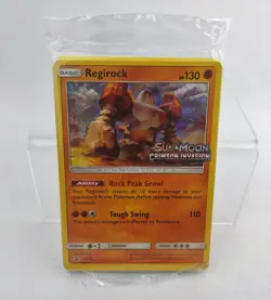 Pokemon Sun Moon Crimson Invasion Prerelease 23 Card Evolutions Regirock Stamped 820650832635 - Image 1