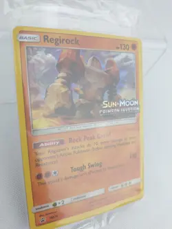 Pokemon Sun Moon Crimson Invasion Prerelease 23 Card Evolutions Regirock Stamped 820650832635 - Image 4