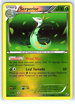 Serperior 6/114 Black & White NM or LP Pokemon Card - Image 1