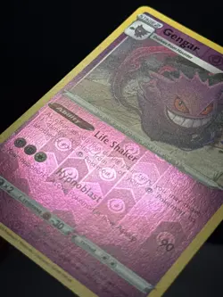 Gengar 085/202 SWSH Sword & Shield Rare Reverse Holo Pokemon Card NM - Image 5