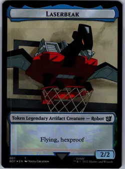Laserbeak Token 1 Token Universes Beyond: Transformers Magic FOIL NM - Image 1