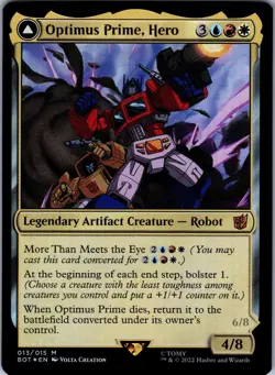 Optimus Prime, Hero 13 Universes Beyond: Transformers Magic Foil NM - Image 1