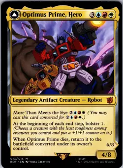 Optimus Prime, Hero 13 Universes Beyond: Transformers Magic: The Gathering NM - Image 1