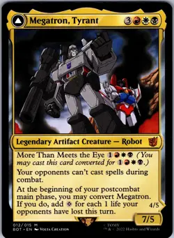 Megatron, Tyrant 12 Universes Beyond: Transformers Magic: The Gathering NM - Image 1