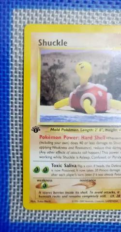 Pokemon TCG Shuckle Neo Revelation Card PSA 7 1st Edition Common Card 51/64 - Image 3