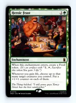 Heroic Feast 0172 (R) MTG Marvel Super Heroes (MSH) - Image 1