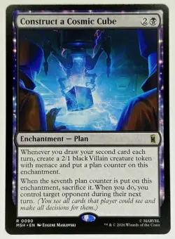 Wizards of the Coast Construct a Cosmic Cube 0090 | Rare Enchantment Near Mint - Image 1