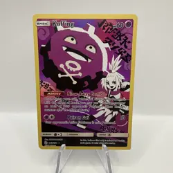 Pokemon TCG Koffing Holo Secret Rare Card Sun Moon Cosmic Eclipse 243/236 - Image 1