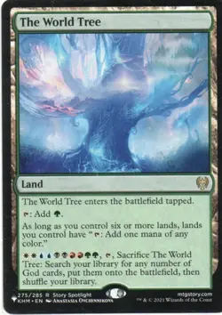 MTG: The List Reprints: The World Tree: Lightly Played Condition - Image 1