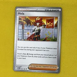 Mela Trainer 167/131 UnCommon Paradox Rift Pokemon Card NM - Image 1
