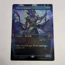 Wizards of the Coast MTG Lord of Atlantis Foil Borderless Rare EN #0001 LCI - Image 1