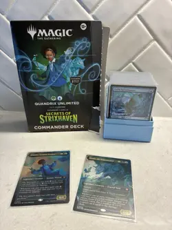 Magic: The Gathering Quandrix Unlimited Commander Precon + Ultimate Guard Box - Image 1