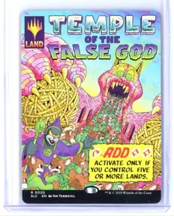 SLC Temple of the False God #20 Borderless Encyclopedia Countdown Secret Lair - Image 1