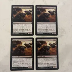 Magic the Gathering MTG Septic Rats Play Set Of 4 - Image 1