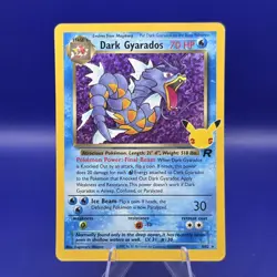 Dark Gyarados 8/82 Celebrations Classic Collection Holo Pokemon NM - Image 1