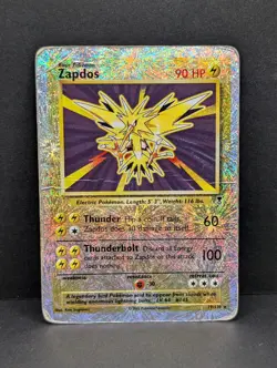 Zapdos 19/110 Legendary Collection Reverse Holo Rare Pokemon TCG vintage - Image 1