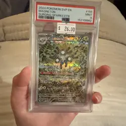 2024 Pokemon Magneton SVP #159 PSA 9 Mint Surging Sparks ETB Promo - Image 1