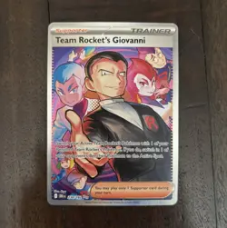 Team Rocket's Giovanni 238/182 Sv10 Destined Rivals Full Art Holo - Image 1