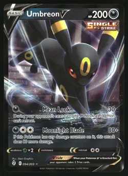 Pokemon Umbreon V SWSH07: Evolving Skies 094/203 NM - Image 1