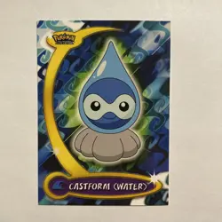 Castform (Water) Rain Forme Pokemon Advanced Challenge Topps Regular Card #15 - Image 1