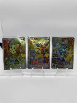 Pokemon First Partner Illustration Collection Series 2 Set Gen 2 (Johto) NM/M - Image 1