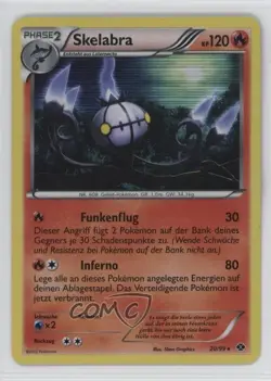 Chandelure German Pokemon Black & White Next Destinies #20 - Image 1