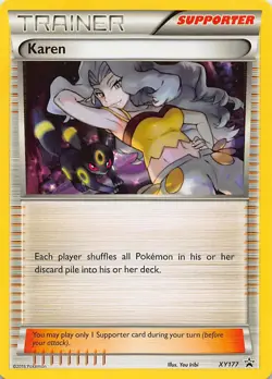 KAREN XY177 P XY PROMO POKEMON HP - Image 1