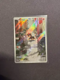 Litleo 139/132 Illustration Rare Pokemon Card Mega Evolutions - English TCG - Image 3