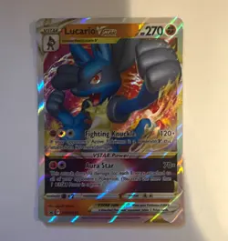 The Pokemon Company Lucario VSTAR SWSH214 Sword & Shield Promo Holo 2022 - Image 1