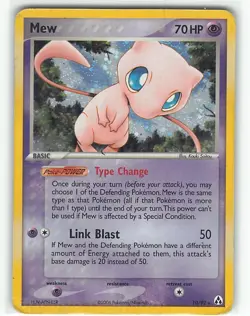 Mew 10/92 Holo Rare Legend Maker Pokemon Holo HP Saitou - Image 1