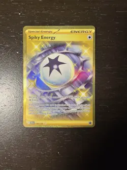 Spiky Energy 190/159 - Journey Together Gold Hyper Rare Pokemon TCG NM - Image 1
