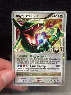 Pokemon TCG Rayquaza C Lv. X Supreme Victors Ultra Rare 146/147 Lp - Image 1