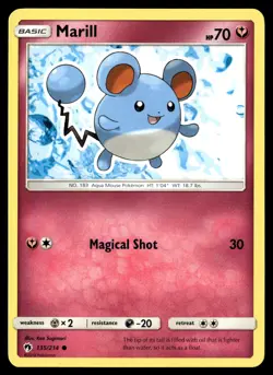 Marill 135/214 Common Lost Thunder Pokemon Lightly Played - Image 1