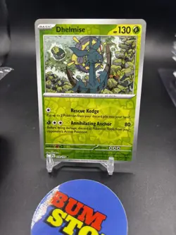 Pokemon Surging Sparks REVERSE HOLO Dhelmise 010 /191 TCG NINTENDO - Image 1
