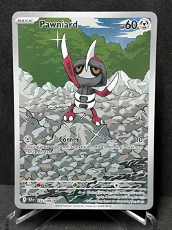 Pawniard 142/086 Holo Illustration Rare Black Bolt Pokemon Near Mint - Image 1