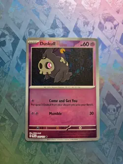 Duskull (Master Ball Pattern) 035/131 Prismatic Evolutions Pokemon Holo NM - Image 1