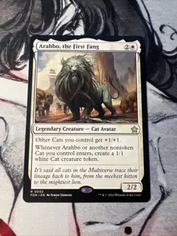 Arahbo, the First Fang Foundations Regular NM MTG - Image 1