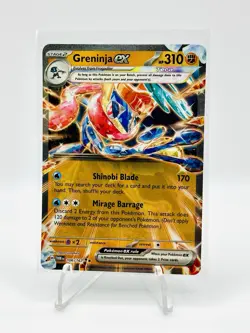 Greninja ex - 106/167 - Double Rare NM, English Pokemon Twilight Masquerade - Image 1