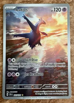 Pokemon Latios 203/191 SV08 Surging Sparks Illustration Rare FA Holo NM - Image 1