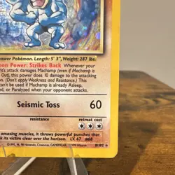 The Pokemon Company Machamp 8/102 Deck Exclusives 1st Ed Holo Rare Eng DM - Image 4